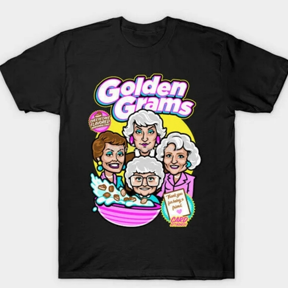 Tops - Golden Girls "Golden Grams" cereal tshirt